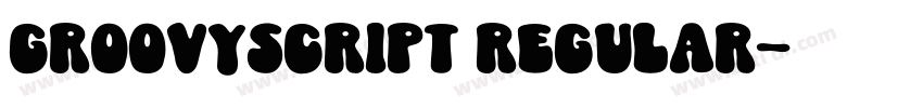 GroovyScript Regular字体转换